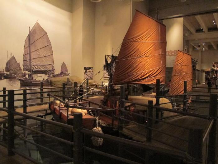 Экспонаты музея истории Гонконга